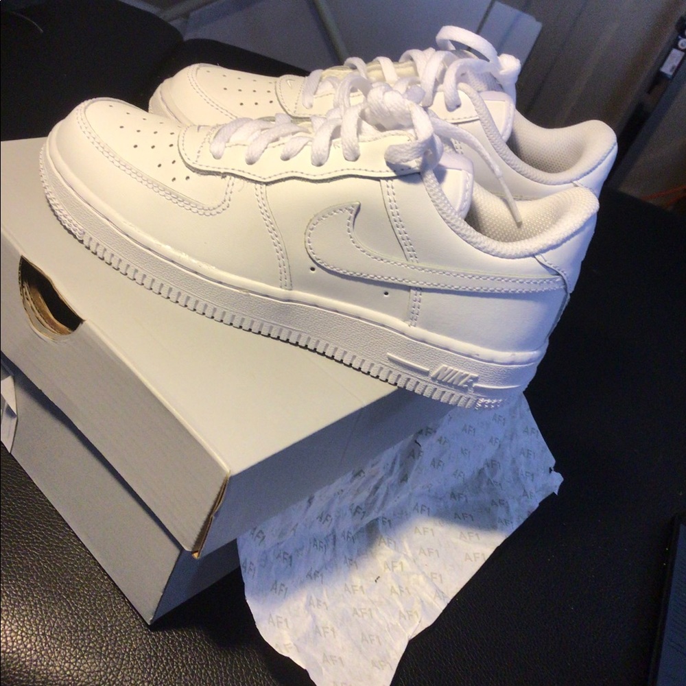 All White Air Force Ones